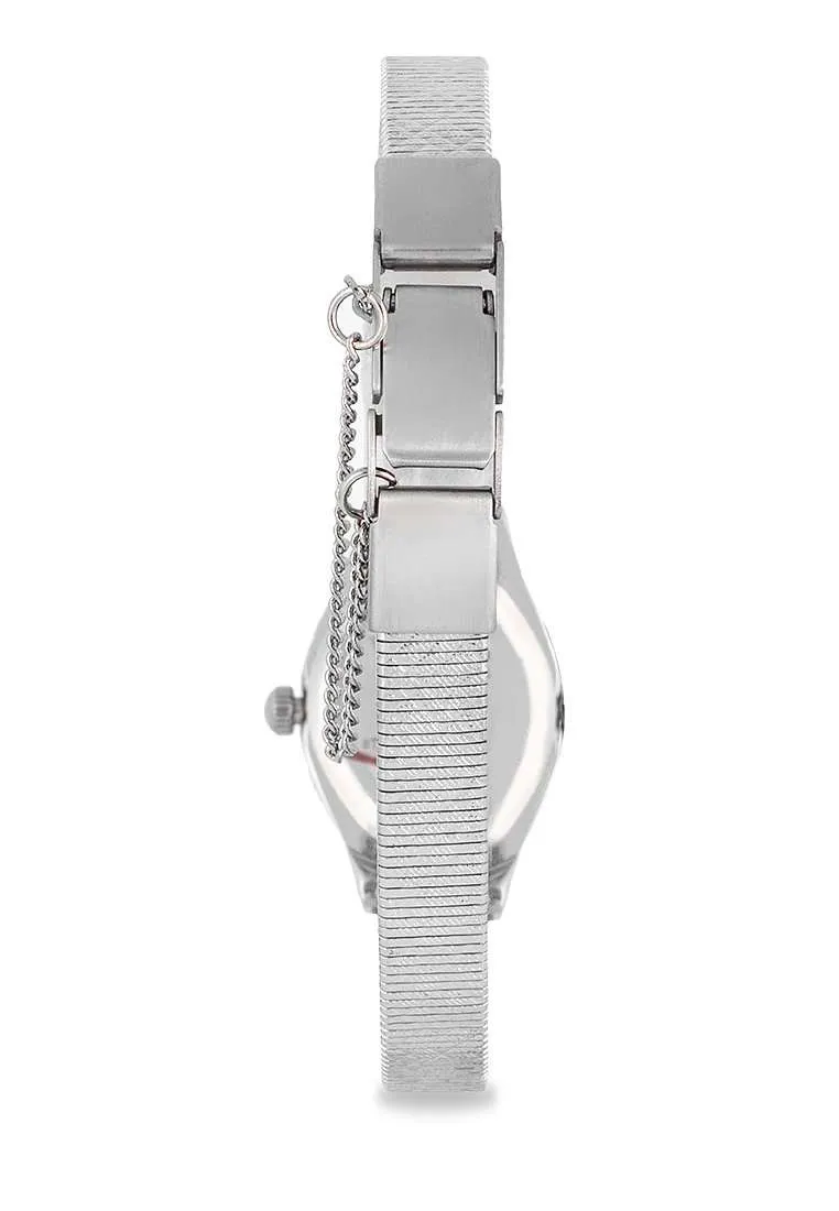 Valentino 20122333-GOLD DIAL Silver Watch for Women