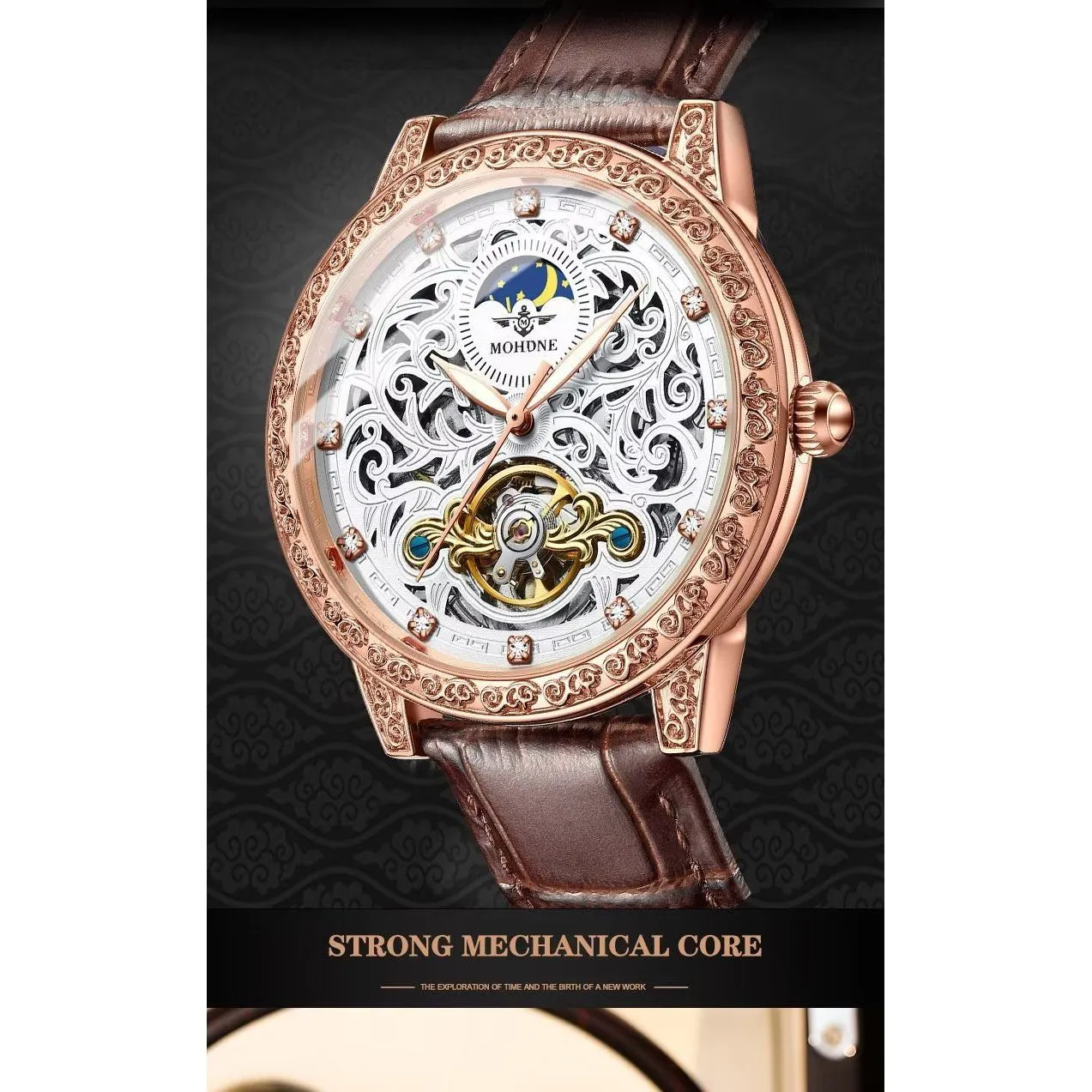 Veltique Copper Buckle Watch