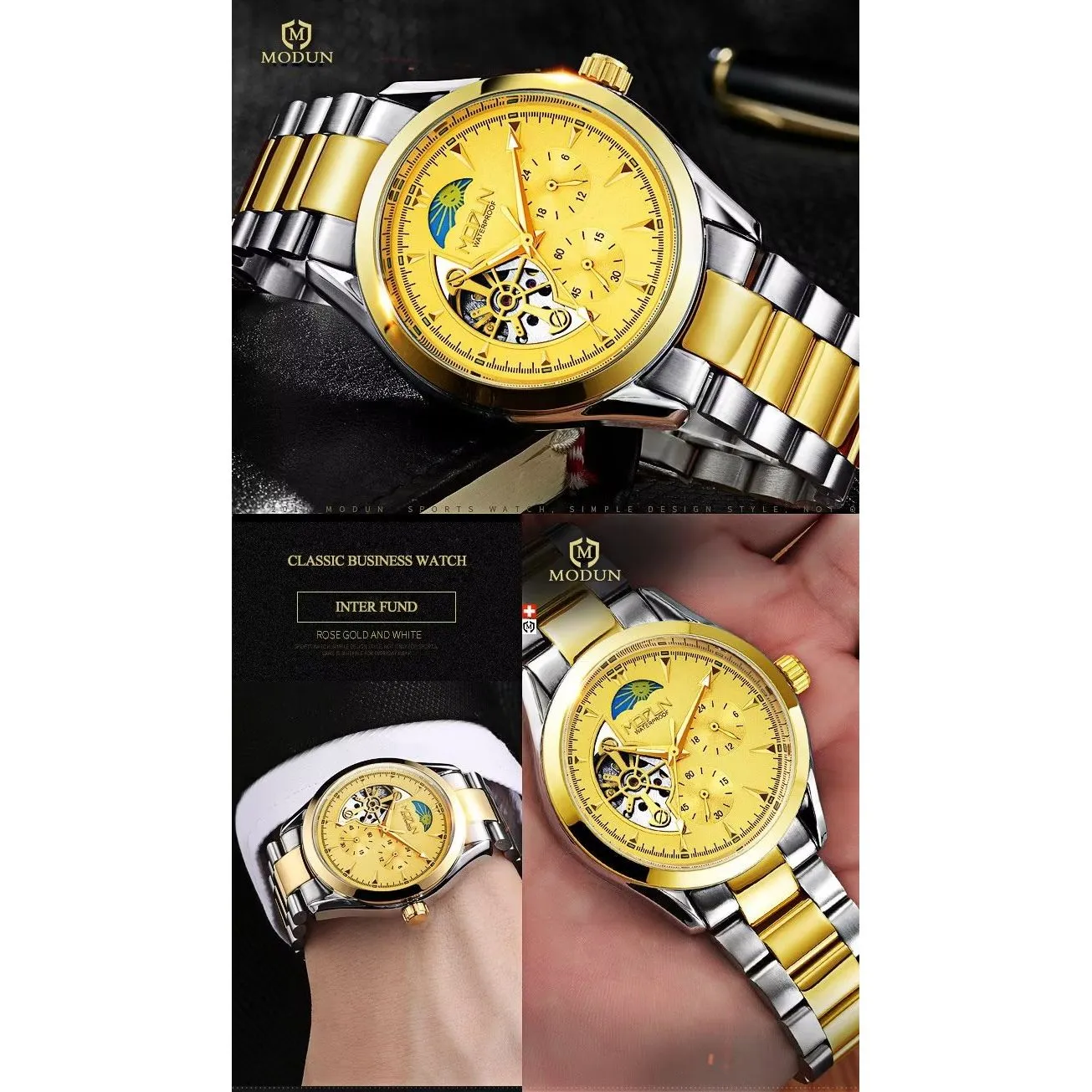 Velvoura Chrono Buckle Watch