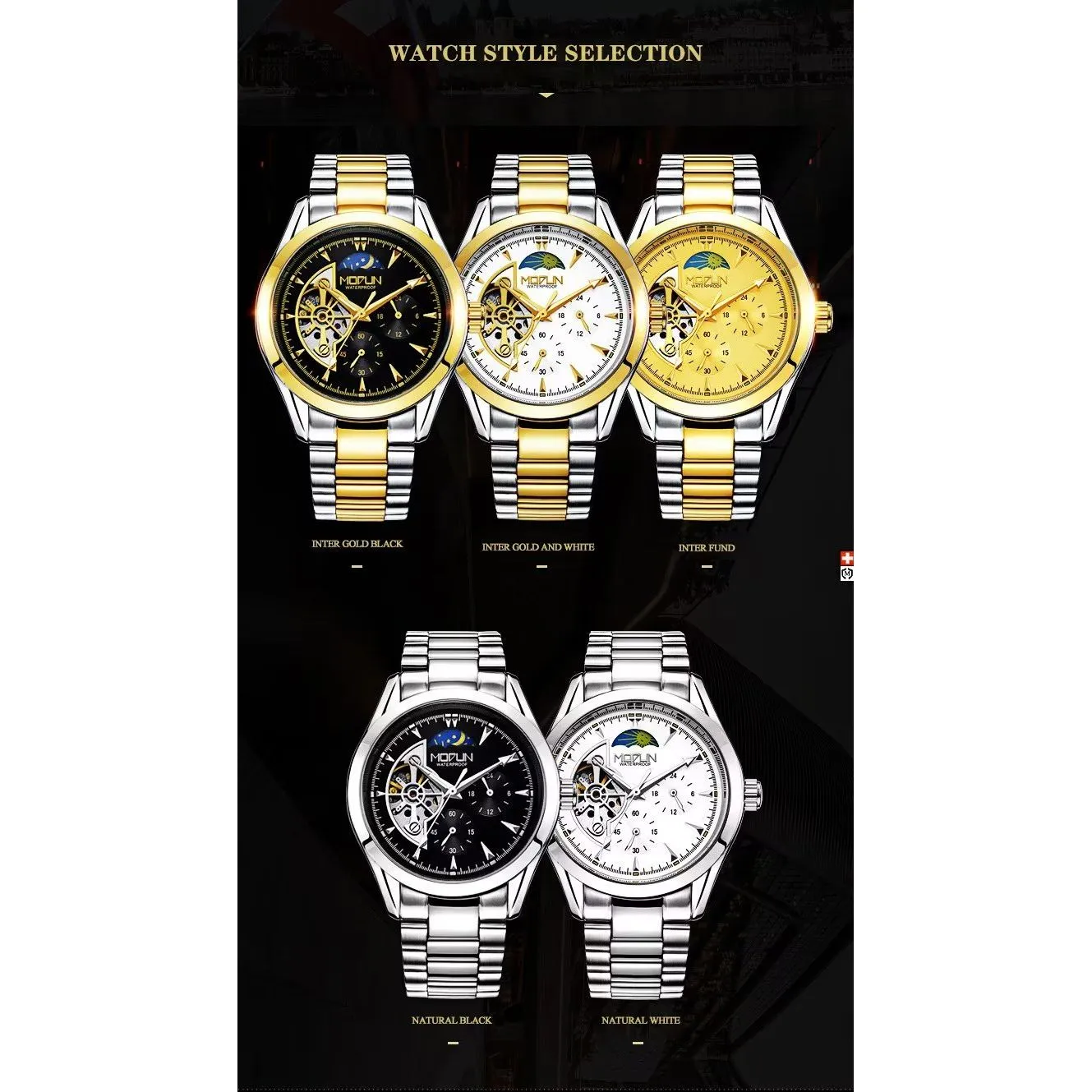 Velvoura Chrono Buckle Watch