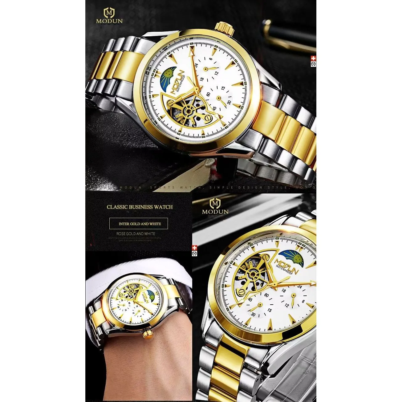 Velvoura Chrono Buckle Watch