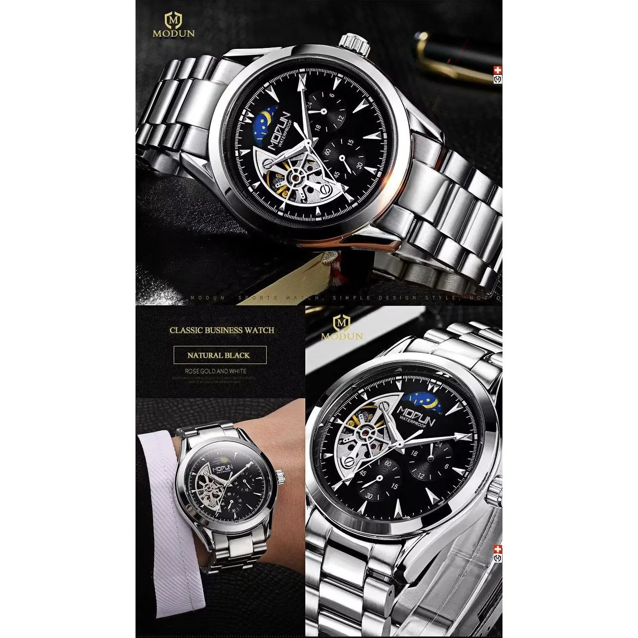 Velvoura Chrono Buckle Watch
