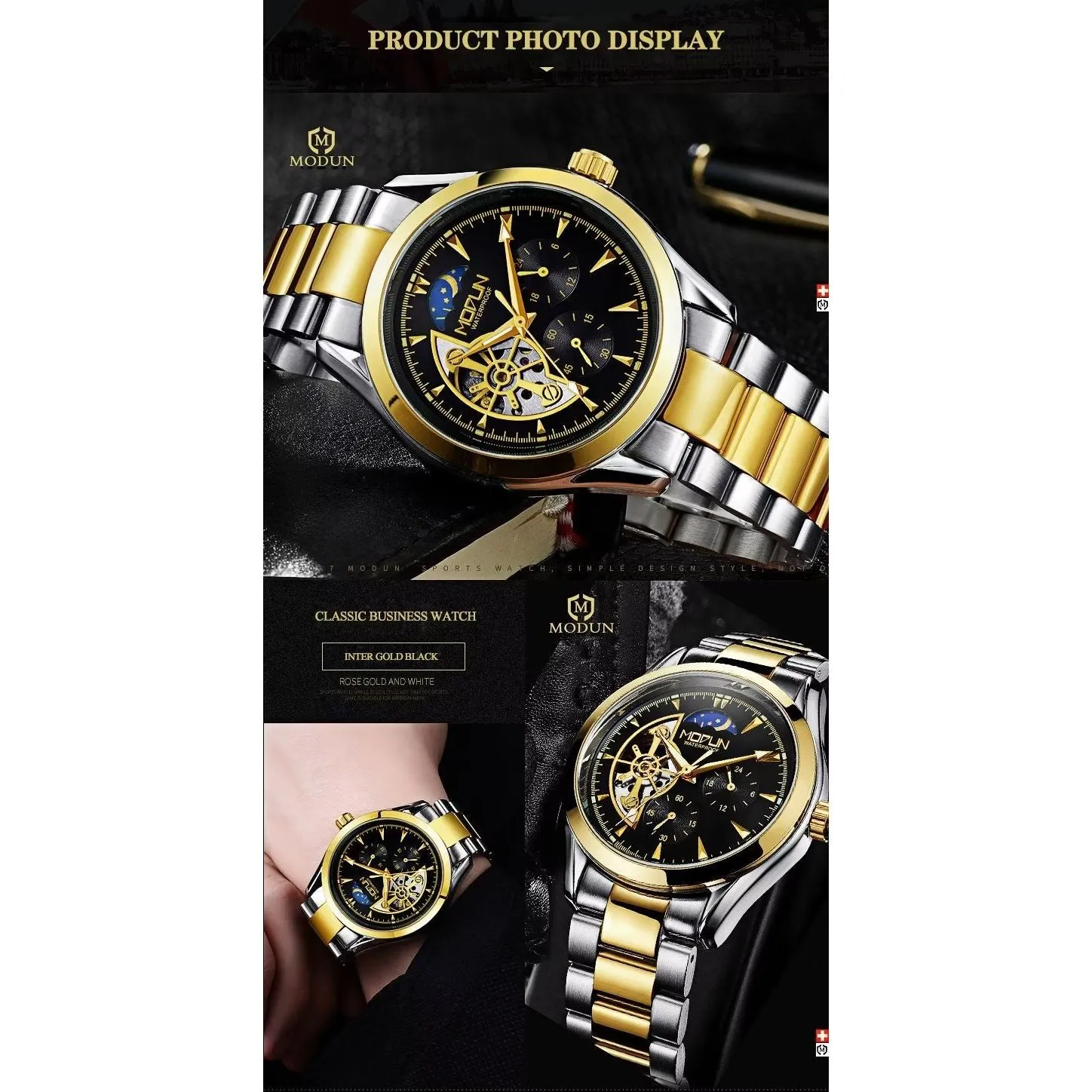 Velvoura Chrono Buckle Watch