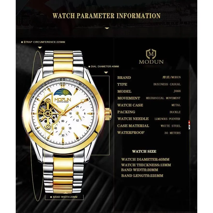 Velvoura Chrono Buckle Watch