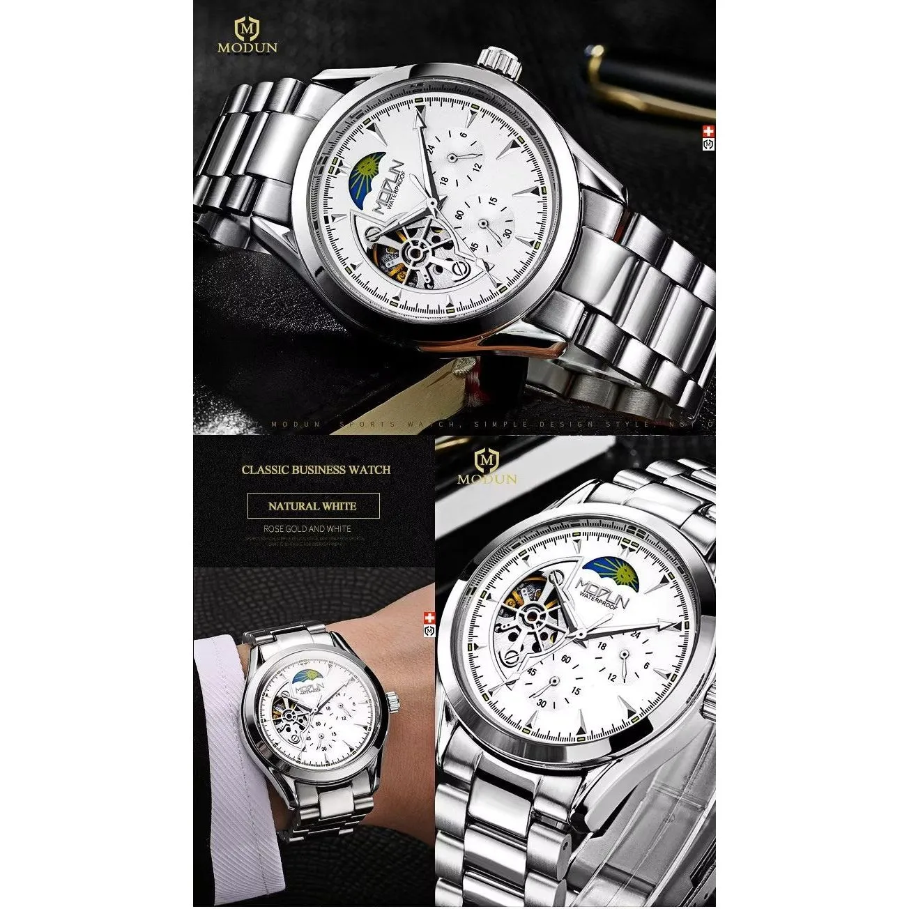 Velvoura Chrono Buckle Watch