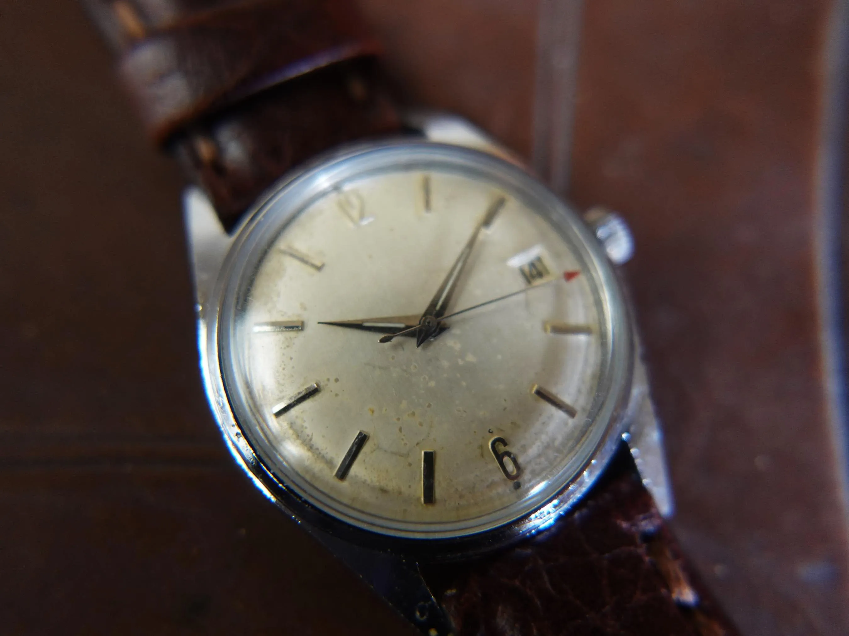 Vintage Lusina Antimagnetic 21 Jewel Mens Watch - Working