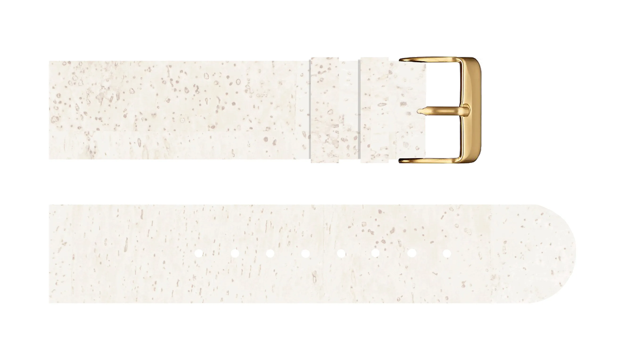 White Cork Strap - For Somm watches