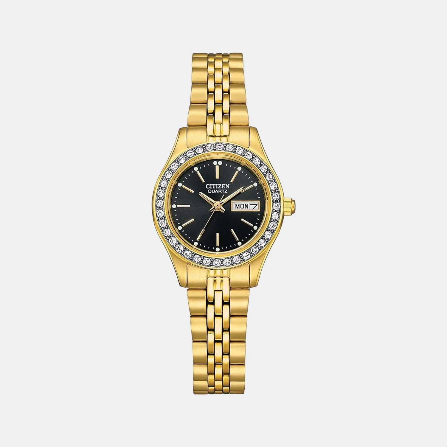 Women's Black Analog Stainless Steel Watch EQ0532-55E
