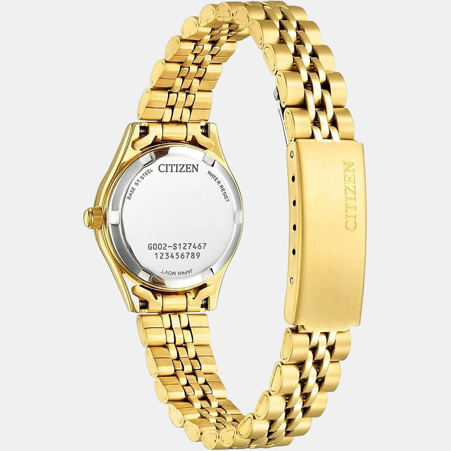 Women's Black Analog Stainless Steel Watch EQ0532-55E