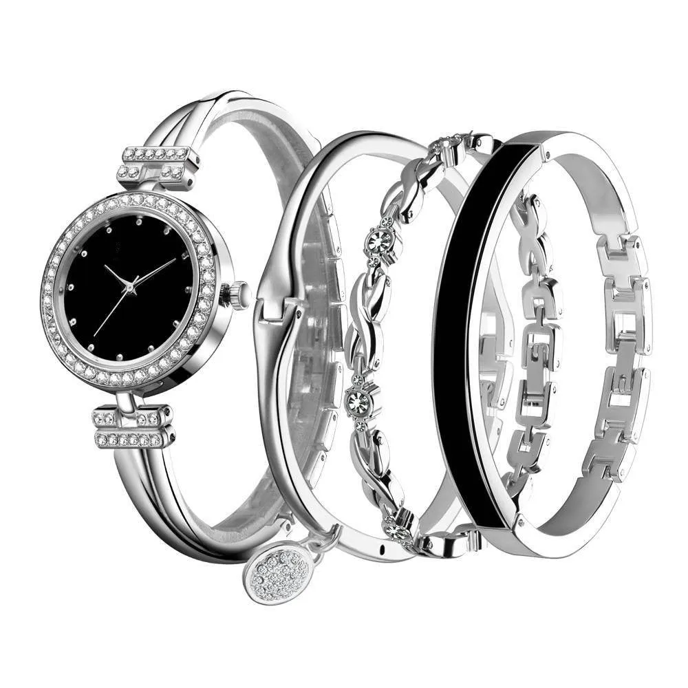 Women's Fashion Quartz Watch Jewellery Set