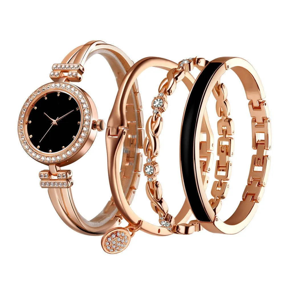 Women's Fashion Quartz Watch Jewellery Set