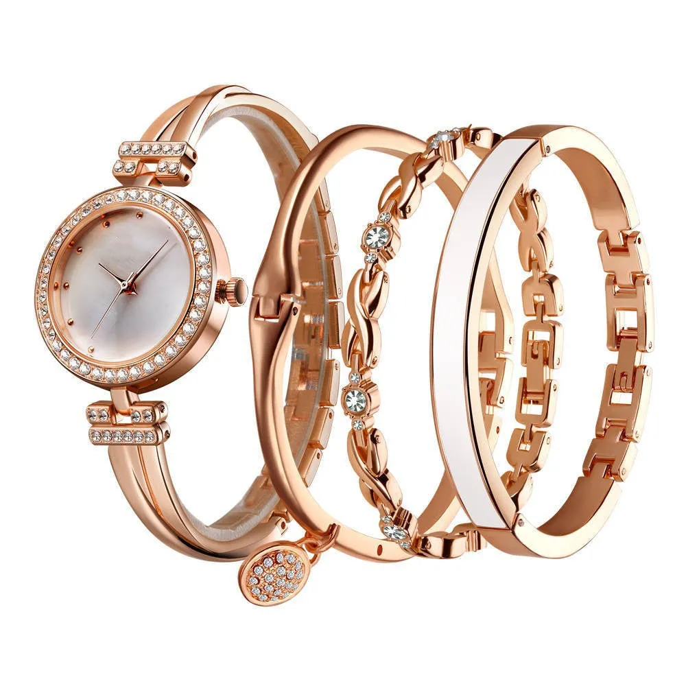 Women's Fashion Quartz Watch Jewellery Set