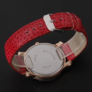 Women's Watch Diamante Butterflies Pattern Dial