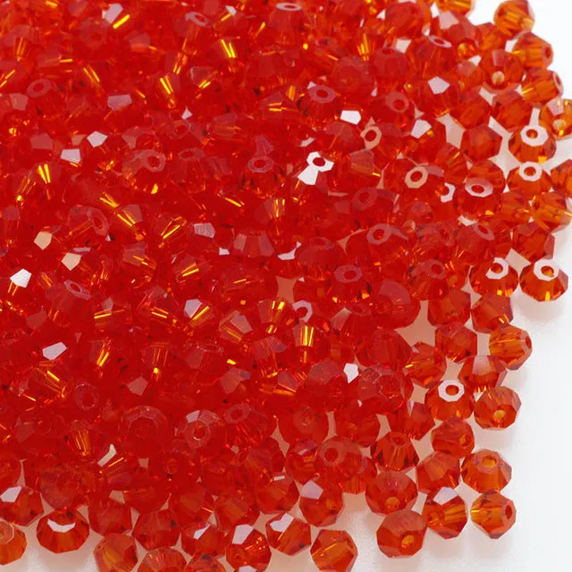 Zeyan 4mm 100pcs AAA Bicone jewelry crystal beads loose Glass Beads for Jewelry Making DIY Bracelet Necklace accessories