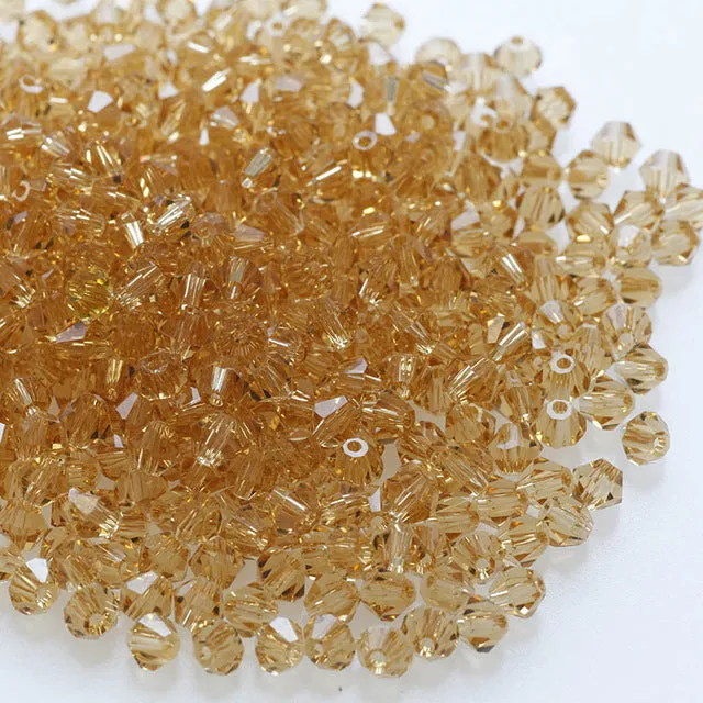 Zeyan 4mm 100pcs AAA Bicone jewelry crystal beads loose Glass Beads for Jewelry Making DIY Bracelet Necklace accessories