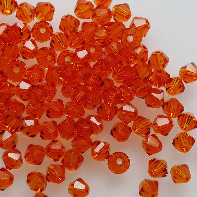 Zeyan 4mm 100pcs AAA Bicone jewelry crystal beads loose Glass Beads for Jewelry Making DIY Bracelet Necklace accessories