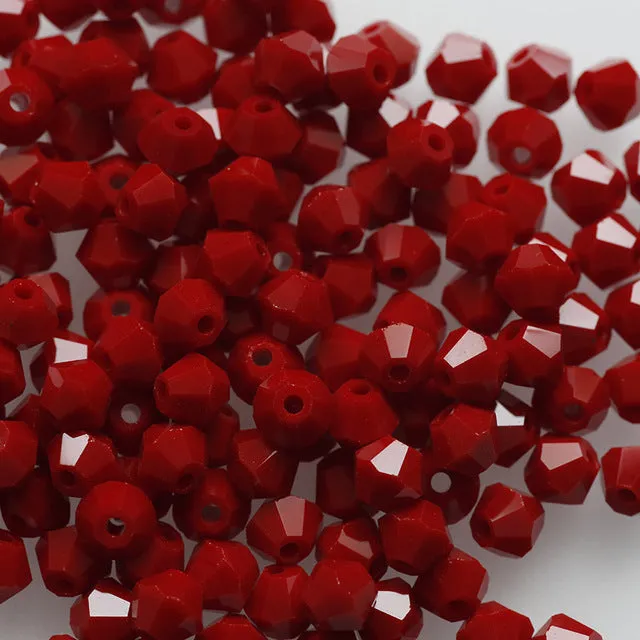 Zeyan 4mm 100pcs AAA Bicone jewelry crystal beads loose Glass Beads for Jewelry Making DIY Bracelet Necklace accessories