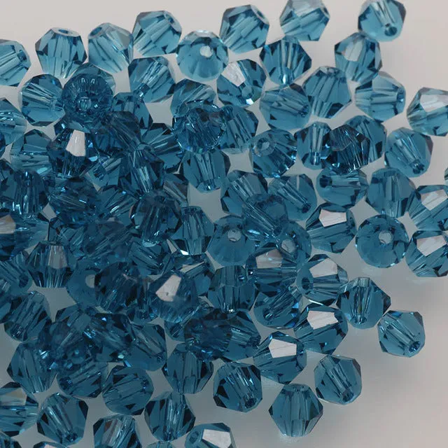Zeyan 4mm 100pcs AAA Bicone jewelry crystal beads loose Glass Beads for Jewelry Making DIY Bracelet Necklace accessories