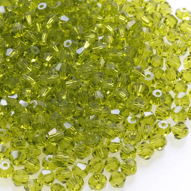 Zeyan 4mm 100pcs AAA Bicone jewelry crystal beads loose Glass Beads for Jewelry Making DIY Bracelet Necklace accessories