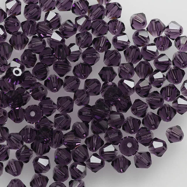 Zeyan 4mm 100pcs AAA Bicone jewelry crystal beads loose Glass Beads for Jewelry Making DIY Bracelet Necklace accessories