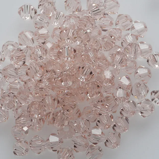 Zeyan 4mm 100pcs AAA Bicone jewelry crystal beads loose Glass Beads for Jewelry Making DIY Bracelet Necklace accessories